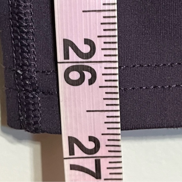 Women’s Queenieke Purple Gray Leggings Size Small With Pockets - Picture 6 of 12